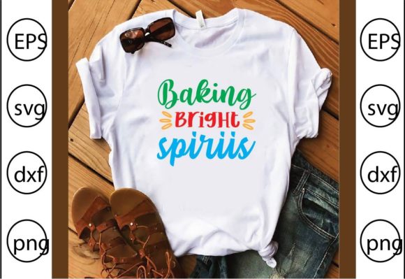 Baking Spiriis Bright: A Versatile Graphic for T-Shirt Designs & Branding