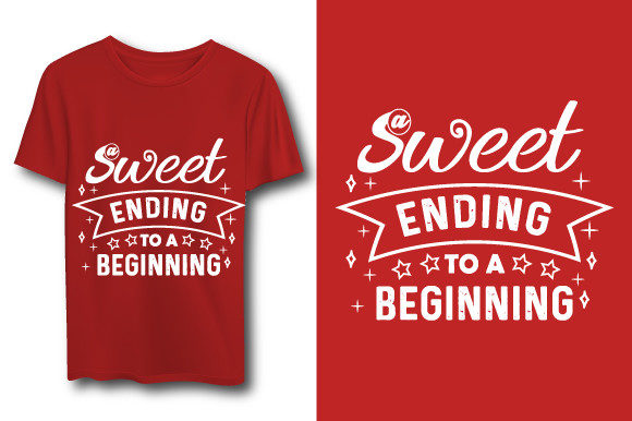 New Year Lettering Quotes T-shirt Graphics & Print Templates