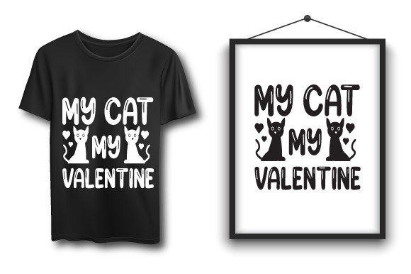 Valentine's Day SVG Quotes T-shirt: A Versatile Graphic Design Asset for Print Templates